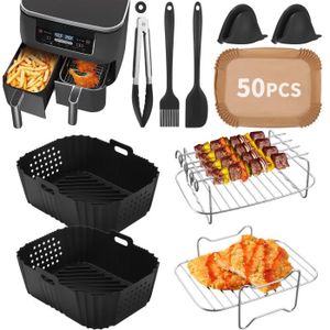 Dessous De Plat En Silicone Pour Friteuse à Air Ninja CRISPi FN101EU - Protection Comptoir Antidérapante - Lavable Au Lave-vaisselle