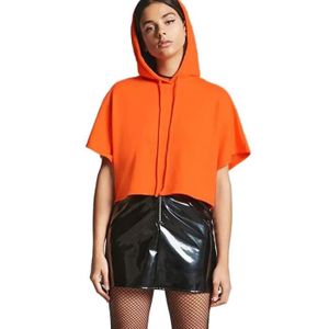 T-SHIRT T Shirt Femme uni baggy mode S,Orange