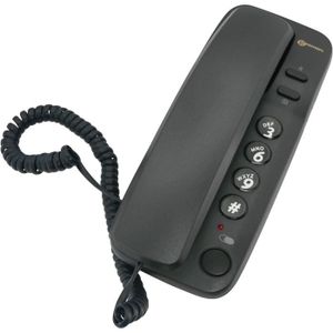 Téléphone fixe Marbella Téléphone Filaire Noir Métallisé (Version