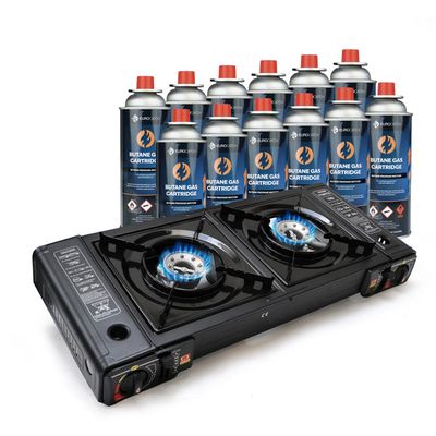 Adaptateur Pour Réchaud/cuisinière à Gaz Camping - Vanne De Charge Et Changement Pour Cartouches - Stable