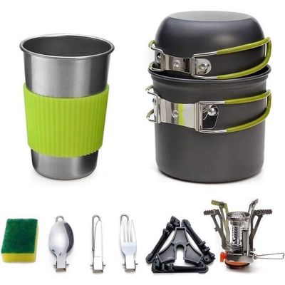 Ustensiles Camping Bulin BL200-C7 – Ensemble Casserole Et Poêle Alu Léger, 1 Personne, Neuf