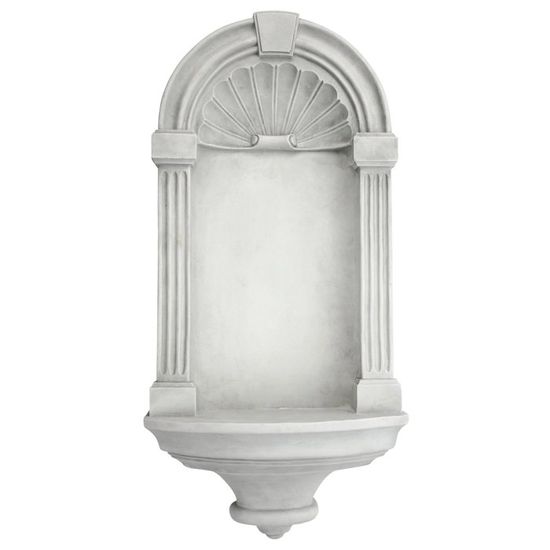 Miroir Mural Décoratif Dame Du Lac Design Toscano - Style Art Déco Ivoire - 1,5x18x29 Cm - Déco Maison Et Jardin