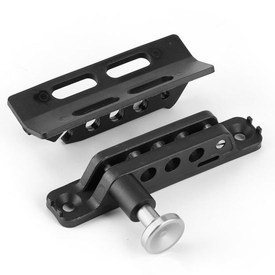 Support D’extincteur Universel Réglable Pour Véhicule - En Alliage Aluminium, Fixation Rapide Sur Barre De Roulement - 14