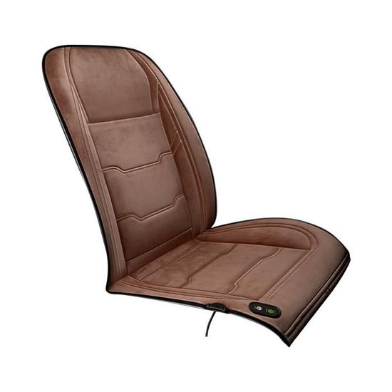 Housse De Siège Auto Universelle Marron | Simili Cuir PVC 49,5x59,5 Cm | Protection Anti-dérapante Pour Voiture - 3
