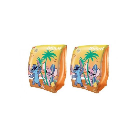 Stitch – Set De Piscine Gonflable : Bouée, Brassards, Ballon Et Bateau – Pour Enfants Dès 3 Ans – Été Plage Piscine