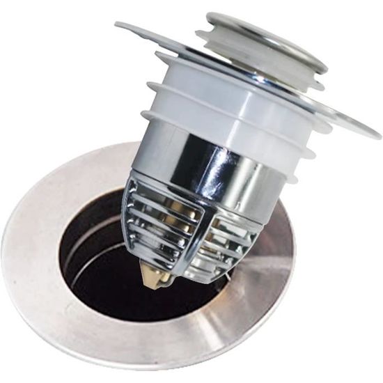 Bouchon De Baignoire Universel En Acier Inoxydable & Silicone - Bouchon Lavabo 40-50mm Pour Évier, Cuisine Et Salle De Bain