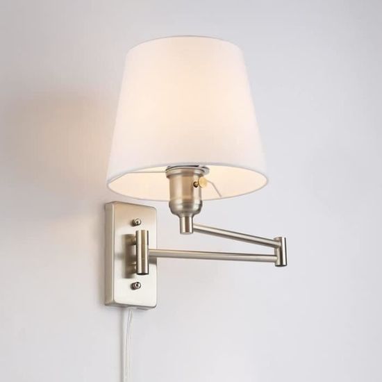 B·LED Barcelona Elegante Wandleuchte – Weiße Glaskugel Mit Goldener Rosette, E27, Dimmbar