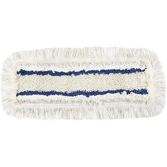 Pour le nettoyage des revêtements Sacs en polyester de rechange pour balai à franges Balai serpillère en coton de 50 cm 