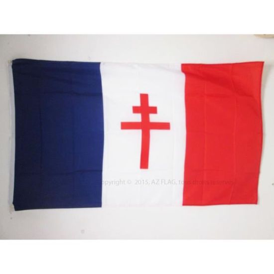 AZ FLAG - Drapeau France Libre 1940-1944 - 150x90 cm - Drapeau Français De  La Résistance 100% Polyester avec Oeillets Métalliques Intégrés - 110g :  : Jardin