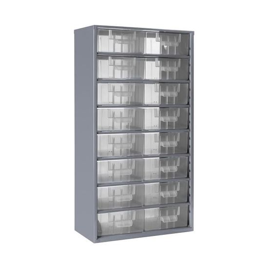 Casier de rangement pour vis Bloctiroirs HxLxP 551 x 306 x 155 mm