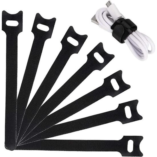 Attaches De Câble Réutilisables En Nylon - 7,6 Mm Ou 4,8 Mm De Large, Multicolores Et Réglables