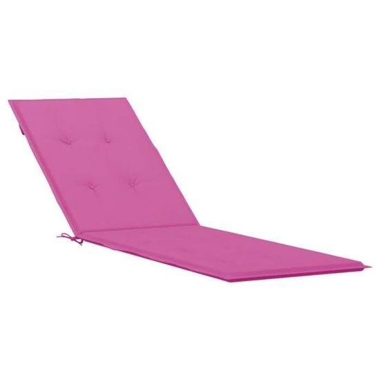 Coussin Pour Chaise Longue De Jardin - Violet, 53x180 Cm - Épais, Doux Et Antidérapant