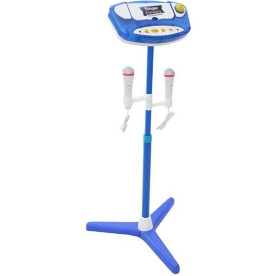 Cadeau Fille 3 4 5 6 7 8 9 10 Ans, Micro Karaoke Enfants Avec 2 Micro Sans Fil, Microphone Sans Fil Pour Enfant Jouet Fille - Fête Familiale à La Maison