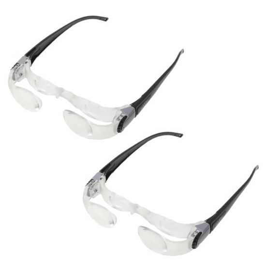 2pcs Grossissantes Loupe Max TV de Lecture