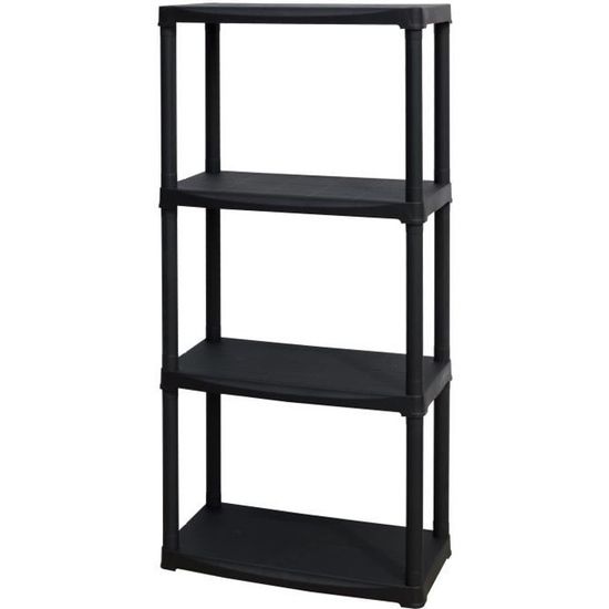 Tood Etagere En Resine 4 Tablettes Hauteur 133 Cm Largeur 60 Cm