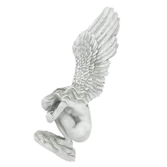 Angel Statue Ornements Rédemption Angel Sculpture Art Angel Wings Statue de résine pour table d'affichage Salon Salon Cadeau de jard