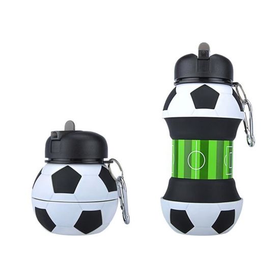 Bouteille D'eau Pliable En Silicone De 550 Ml Avec Porte-clé