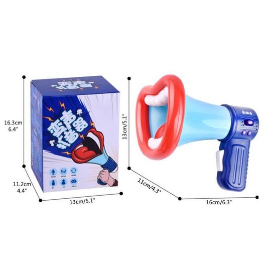 Microphone de changement de voix, changeur de son, adapté pour la fête