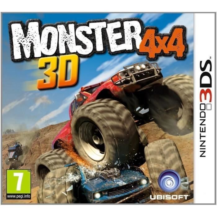 Just For Games Monster 4X4 3D Jeu 3DS