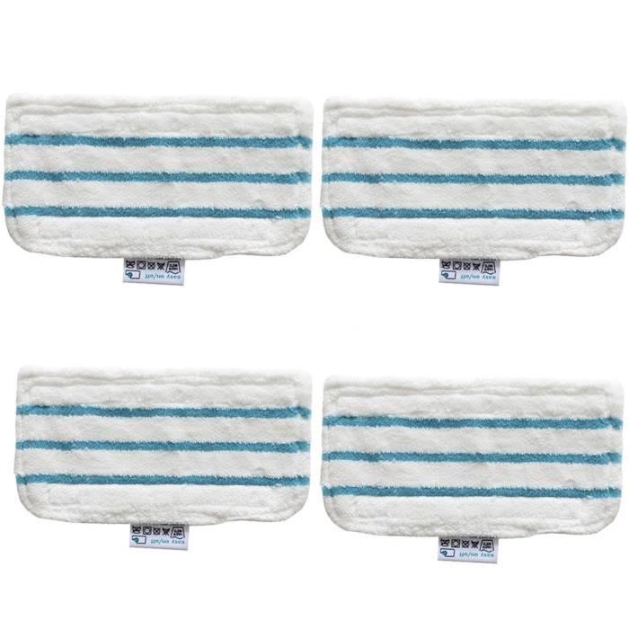 4 x Floor Washable Replacement Cleaner Steam Mop Pads For Black And Decker FSM16_Z103