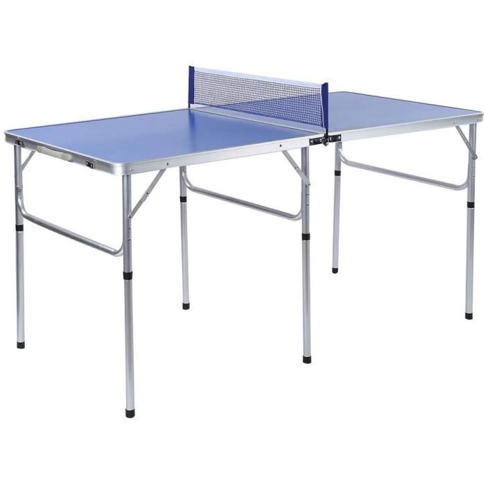Table, Table de ping-Pong Pliable d'accessoire de Pong pr&eacute -assembl&eacute e avec Filet pour ext&eacute rieur pour int&e[25]
