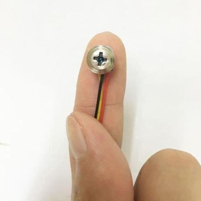 Vis mini caméra espion à micro - cachée 1080P, à sténopé - Vidéosurveillance CCTV - 800 TVL - Pour domicile et bureau Em66747