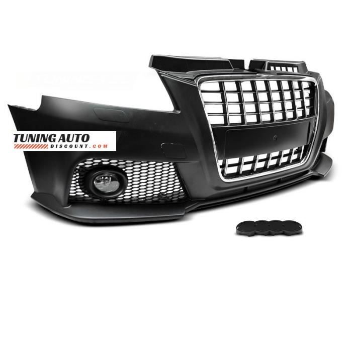 Pare-choc avant Audi A3, 08-12 s8 style chrome noir ( 26590 )