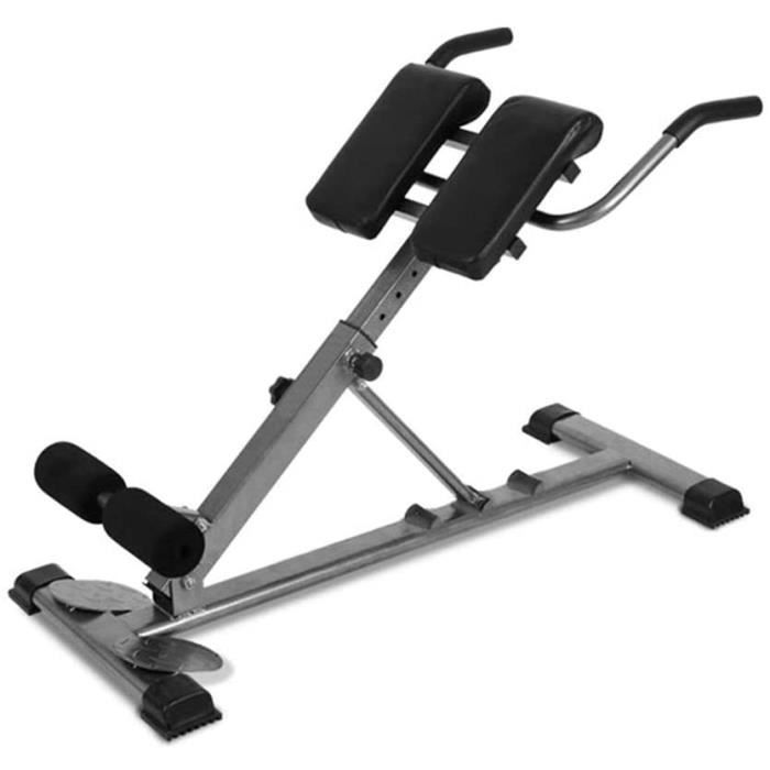 BANC DE MUSCULATION YSYDE Chaise Romaine reacuteglable Banc pour Salle de Musculation agrave la Maison Station de Travail agrave120