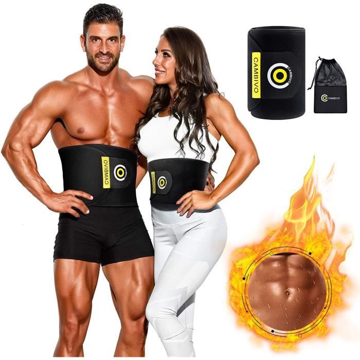 CEINTURE ABDOMINALE CAMBIVO Ceinture de Sudation Homme Ceinture Abdominale Chauffante Minceur Femme Gaine Ventre Plat et Amincis75