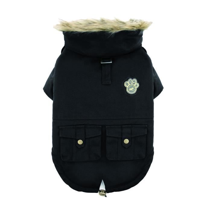 CANADA POOCH Manteau Army Parka 12 - 4/6 kg - Noir - Pour chien