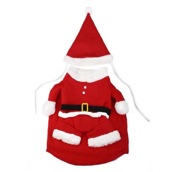 Costumes de Noël Costumes pour animaux de Noël Kit de chapeau de chapeau de cosplay de chiot ajustable pour les accessoires photo XL