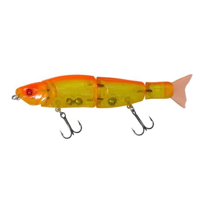leurre gunki itoka 125 S - longueur:125 poids (g):19.8 référence:itoka 125 S couleur:orange eggs profondeur de nage:0.50-1.00 type
