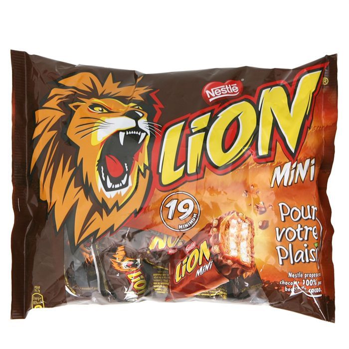 Lion Barre chocolatée mini lion sachet de 350g