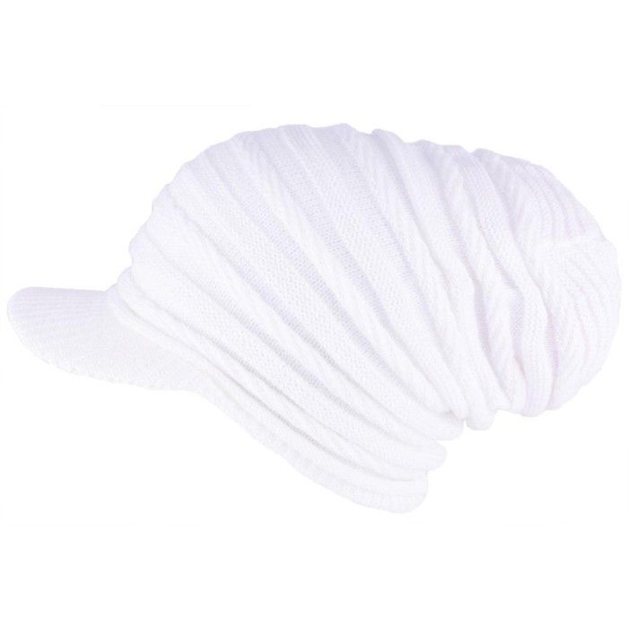 Bonnet Casquette Rasta Blanc Kift Nyls Création - Blanc - Taille unique