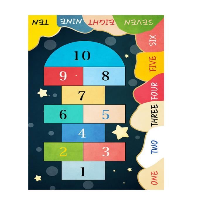 Tapis de Sol Hopscotch de Marelle Creative Tampot Pour Chambre tapis de sol - tapis de gym - tapis de yoga fitness - musculation