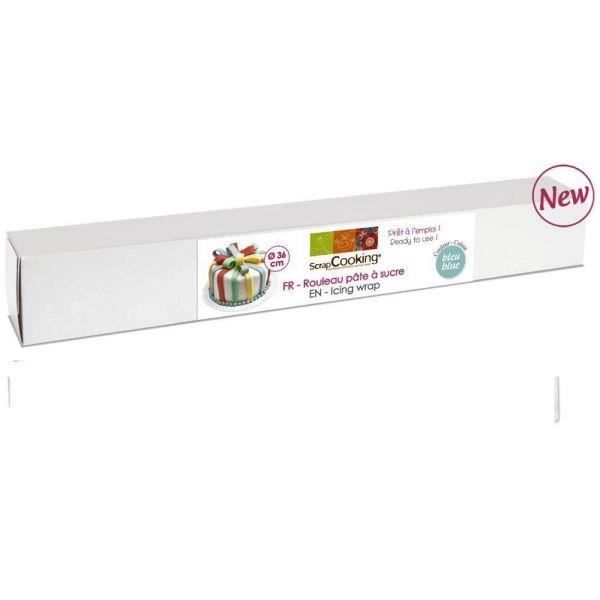 ROULEAU DE PATE A SUCRE PRET A L EMPLOI BLEU 430 G - SCRAPCOOKING