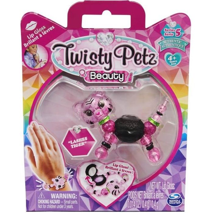 PACK BEAUTE TWISTY PETZ - 6058634 - Kit Bracelets Bijoux animaux à collectionner. Modèle Aléatoire