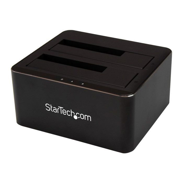 STARTECH Station d'accueil USB 3.0 pour 2 disques durs SATA de 2,5-/3,5- - Dock HDD / SSD SATA à deux baies