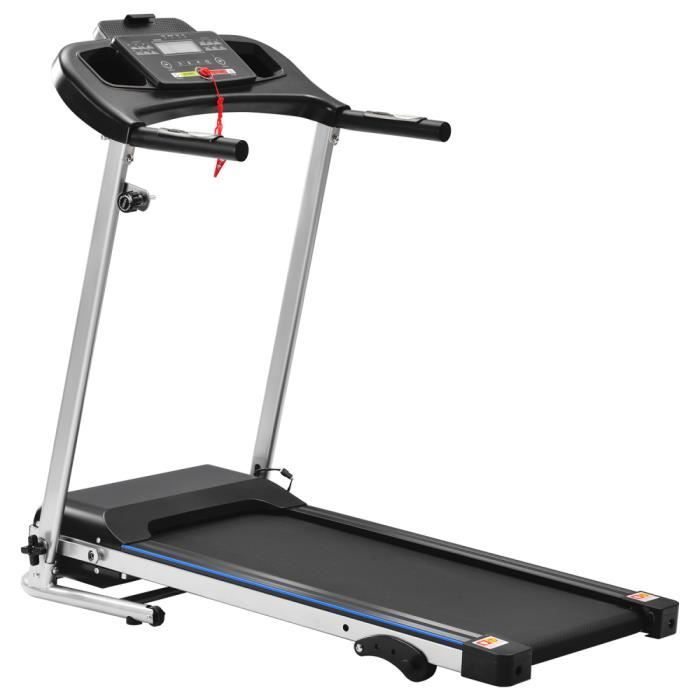 Vanker Tapis de Course Pliable Machine Marche 12 km - h 12 Programmes Automatiques Et 3 Niveaux d'Inclinaison Avec Moniteur LCD