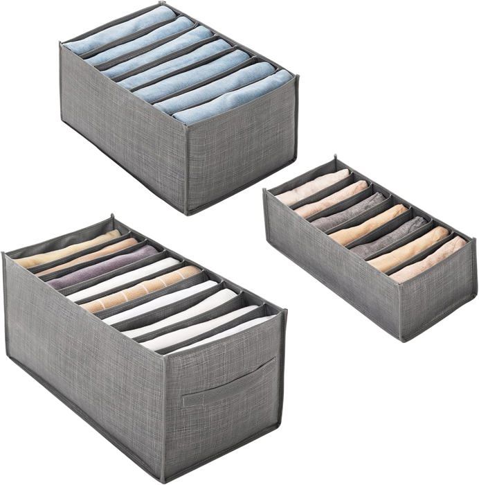 RELAXDAYS RANGE-COUVERT 7 Compartiments Bambou Organiseur De Tiroir