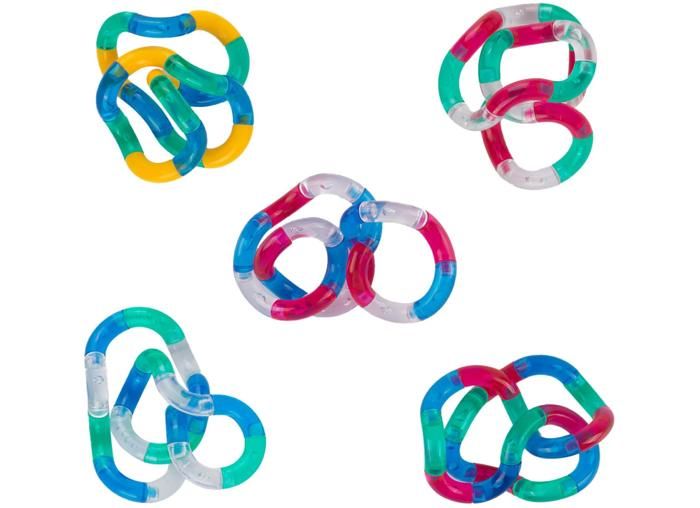 Fidget Toys Set 4 Pcs Tangle Fidget Toy 4 Pcs Hand Spinner Twisty Toy Serpent Toys Décompression Stress Relief Stim Silent Enfants - Jeux - Jouets