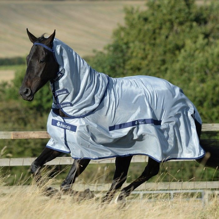 Comparer les prix de Bavette ventrale pour couverture pour cheval Bucas Buzz-Off & Neck - 140 cm