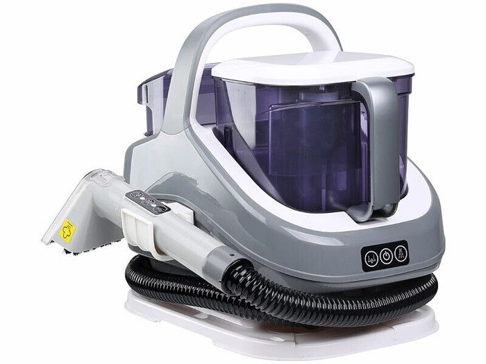 Aspirateur nettoyeur vapeur - Sichler Haushaltsgeräte - 12 kPa - 1300 W -  Réservoirs séparés - Câble 3 m