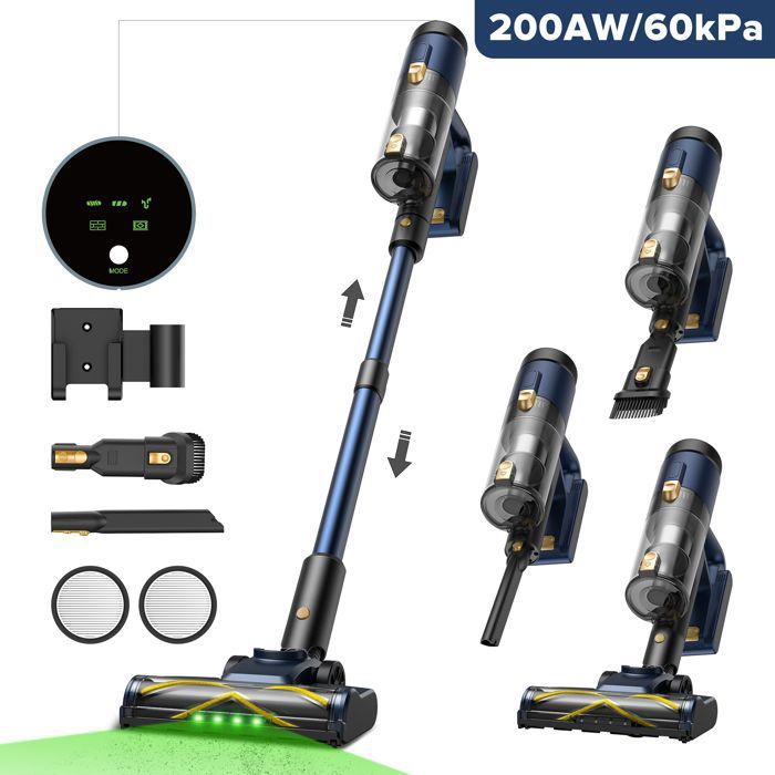 Di4 Steamclean Multi10 Max 10 En 1 Balai Vapeur Nettoyeur Multifonctions, 1500W, Élimine 99.9