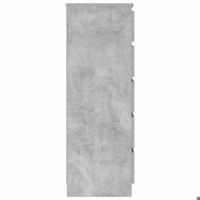 Promotion mai * Armoire à tiroirs - Commode - Gris béton 60x36x103 cm EU6881823020