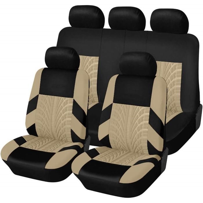 2 Housses De Siège Auto Imperméables - Protection Universelle Noire - Avec Sac De Rangement Protection Siège Voiture Universelle