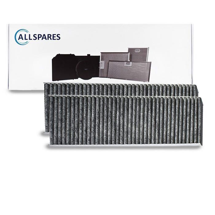 KF3TEC® Lot De 2 Filtres à Charbon Actif Pour Hottes Aspirantes Bora Basic BAKFS (4 Filtres) Et BIU/BHU/BFIU / Maximum 2 Pièces Par Client