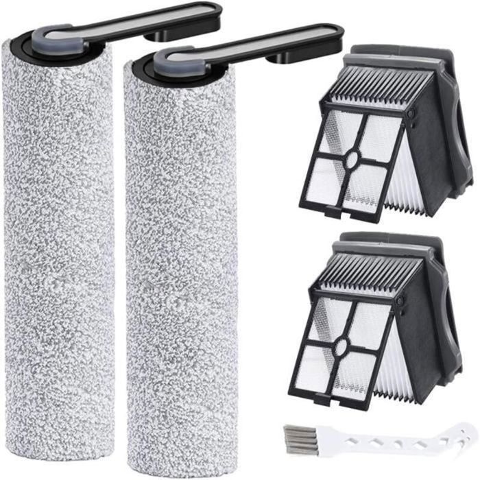 Kit entretien aspirateur - Rouleau microfibre Filtre HEPA - Nettoyage sol - Pour Tineco Floor One