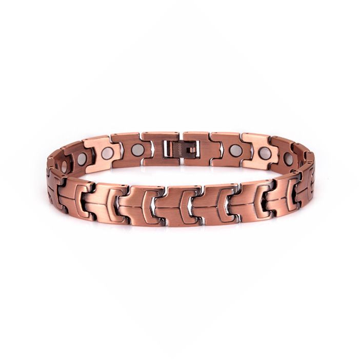 XJYDNCG Bracelet Homme et Femme en Cuivre à Finition Bronze Ancien au Style Rétro