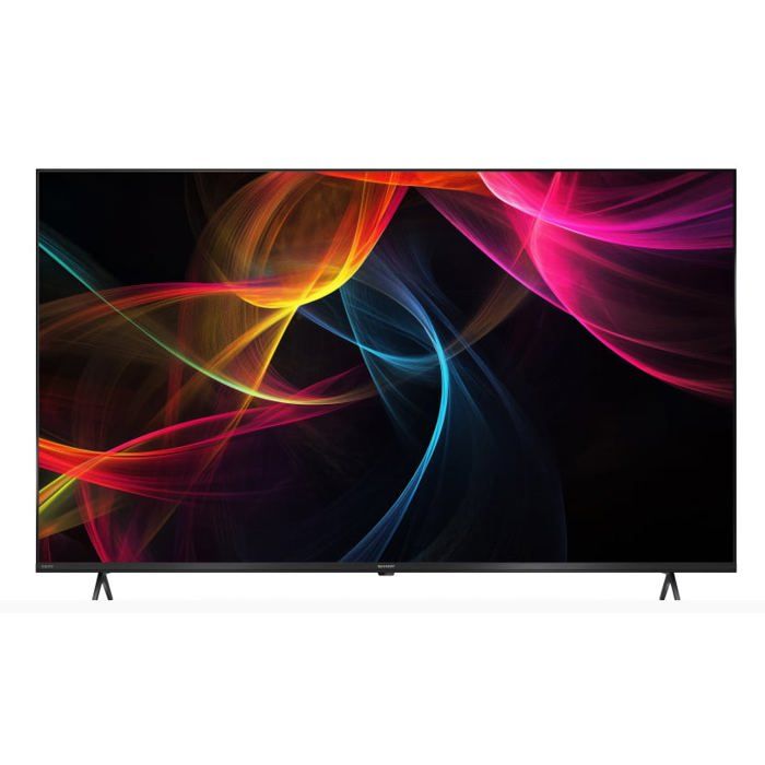 Téléviseur 50 noir Sharp Ultra HD 3840 x 2160 Google TV HDR Wi‑Fi intégré Bluetooth Commande vocale
